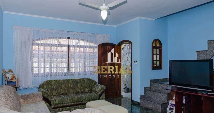 Casa com 3 dormitórios à venda, 224 m² por r$ 550.000,00 - jardim ana maria - santo andré/sp