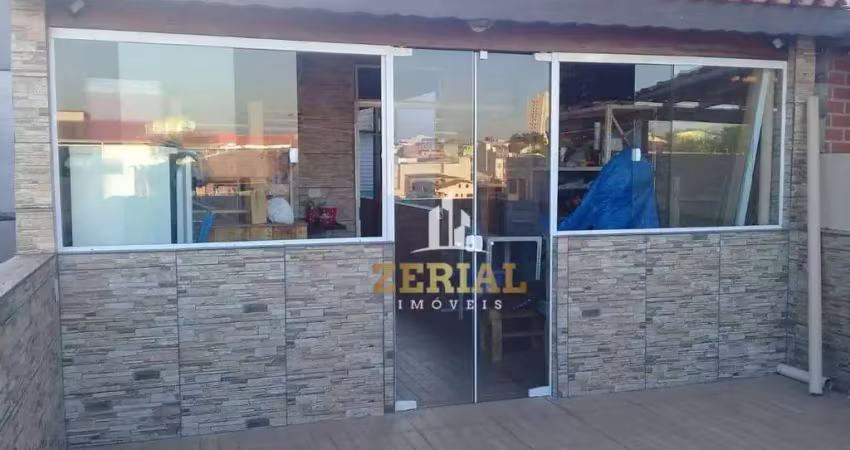 Cobertura com 3 dormitórios à venda, 156 m² por R$ 650.000,00 - Vila Camilópolis - Santo André/SP