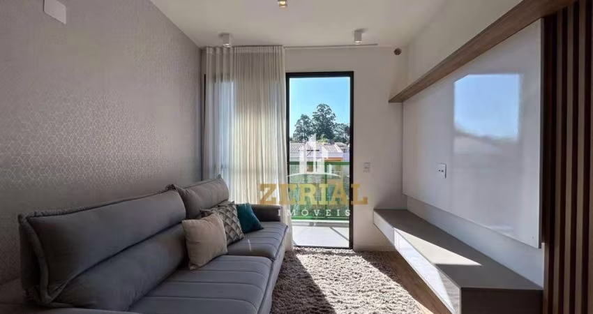 Apartamento com 2 dormitórios à venda, 60 m² por R$ 720.000,00 - Vila Guiomar - Santo André/SP