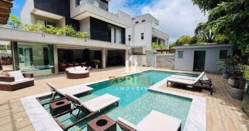 Casa com 6 dormitórios à venda, 830 m² por r$ 12.000.000,00 - riviera de são lourenço - bertioga/sp