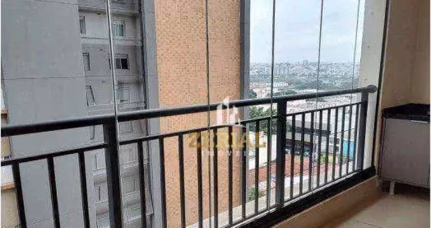Apartamento com 2 dormitórios para alugar, 64 m² por R$ 4.193,00/mês - Campestre - Santo André/SP