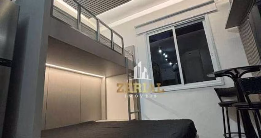 Studio com 1 dormitório para alugar, 38 m² por R$ 3.219,00/mês - Barcelona - São Caetano do Sul/SP