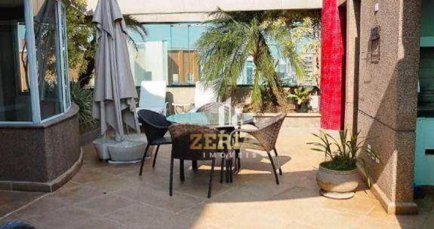 Cobertura com 3 dormitórios à venda, 414 m² por R$ 3.500.000,00 - Jardim - Santo André/SP