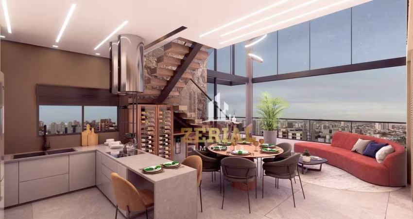 Apartamento com 1 dormitório à venda, 97 m² por R$ 1.458.476,24 - Jardim - Santo André/SP