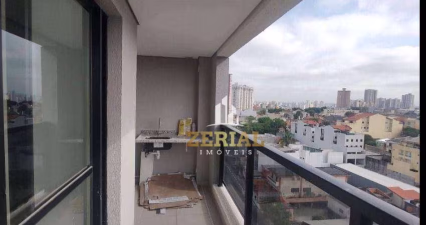 Apartamento com 2 dormitórios para alugar, 56 m² por R$ 3.317,00/mês - Jardim - Santo André/SP