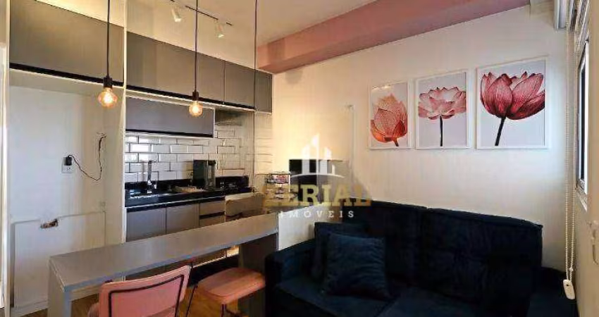 Apartamento com 2 dormitórios à venda, 43 m² por R$ 405.000,00 - Bairro Jardim - Santo André/SP