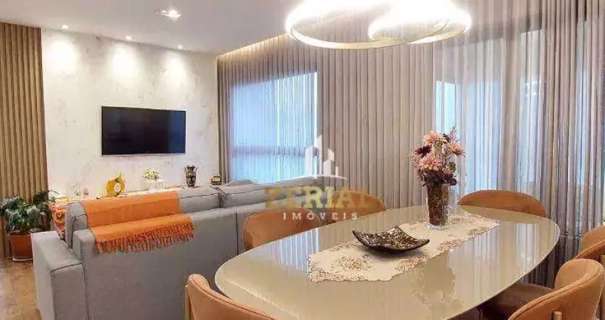 Apartamento com 3 dormitórios à venda, 153 m² por r$ 2.000.000,00 - jardim - santo andré/sp