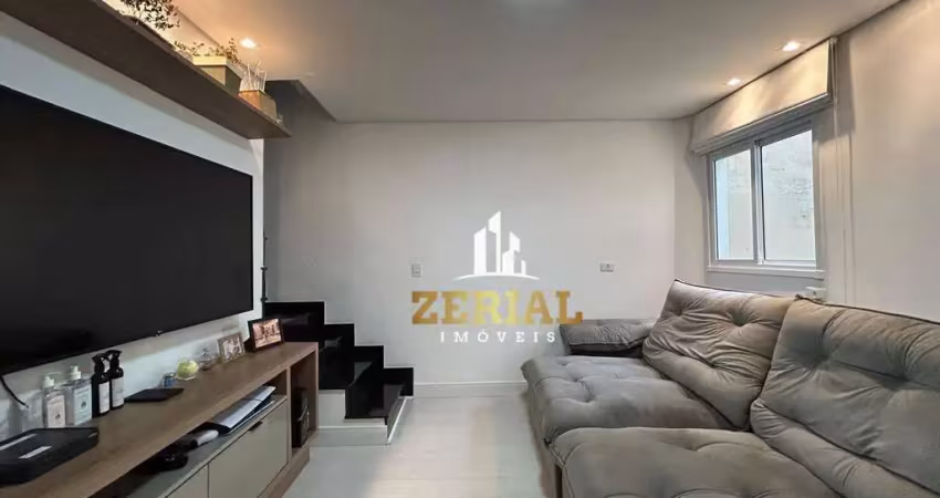 Cobertura à venda, 108 m² por r$ 585.000,00 - parque das nações - santo andré/sp