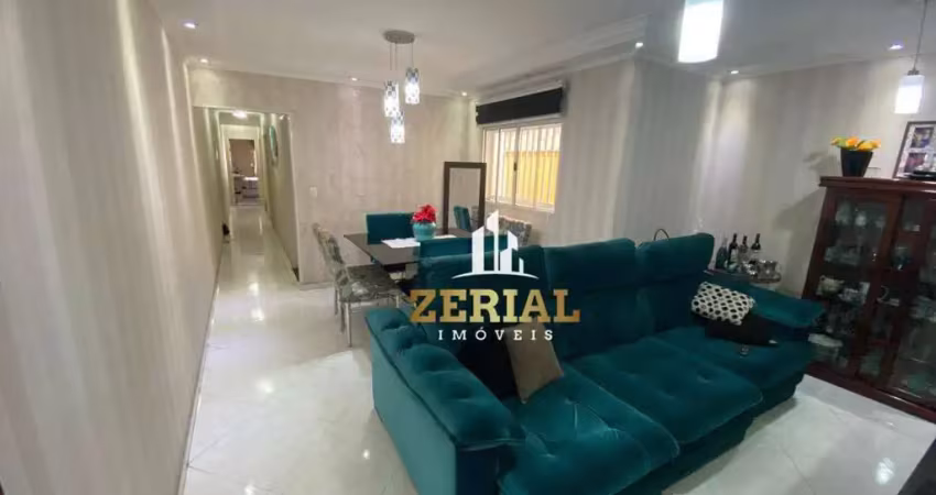 Apartamento com 3 dormitórios à venda, 178 m² por r$ 700.000 - jardim santo antônio - santo andré/sp