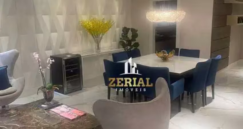 Apartamento à venda, 190 m² por r$ 2.800.000,00 - jardim - santo andré/sp