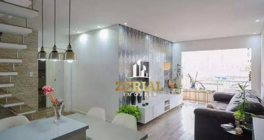 Cobertura com 3 dormitórios à venda, 208 m² por r$ 1.085.000,00 - santa maria - são caetano do sul/sp