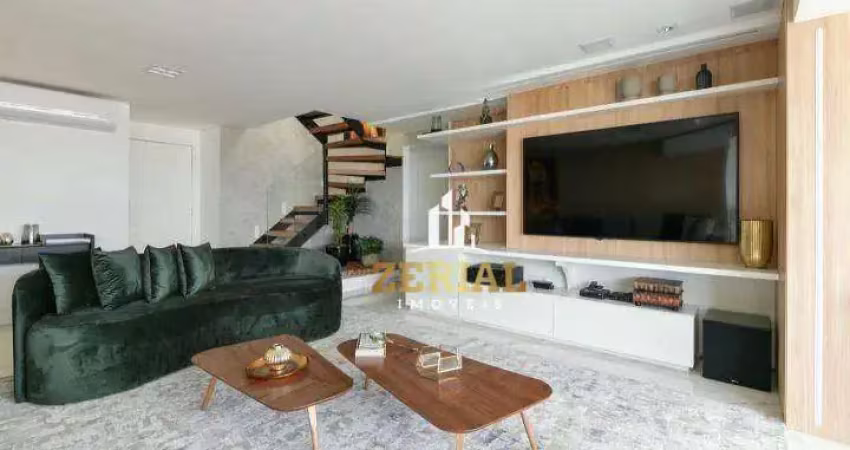 Cobertura com 3 dormitórios à venda, 288 m² por r$ 6.385.000,00 - centro - são caetano do sul/sp