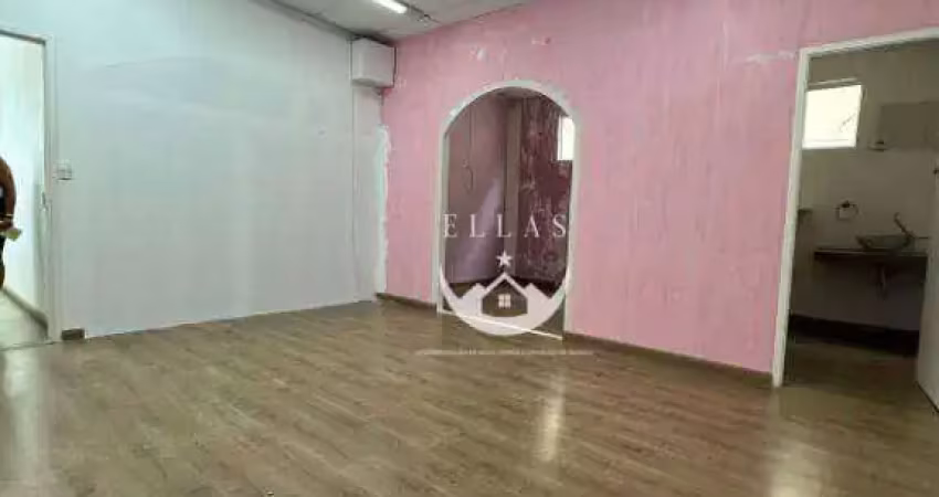 Sala comercial para locação no gonzaga – santos/sp!