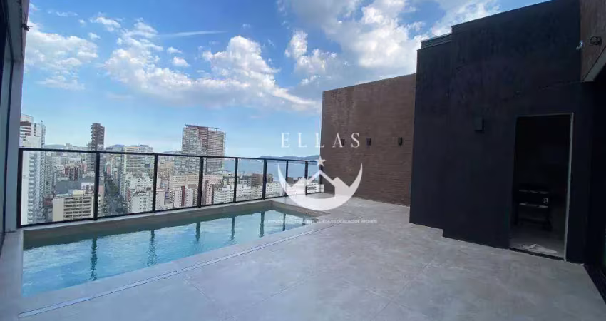 COBERTURA ALTO PADRÃO COM VISTA MAR – JOSÉ MENINO, SANTOS