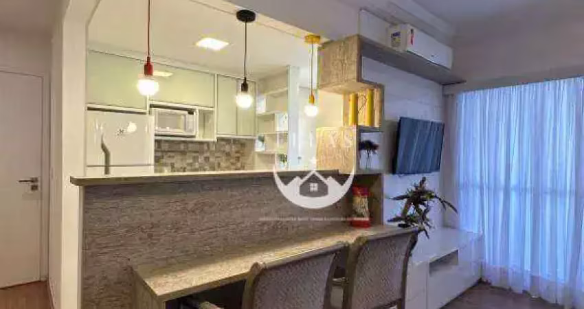 Apartamento Mobiliado para Locação no Edifício Quantum Plus Residence – Boqueirão, Santos/SP