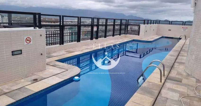 Apartamento com 2 dormitórios para alugar, 62 m² por R$ 4.221,08/mês - Gonzaga - Santos/SP