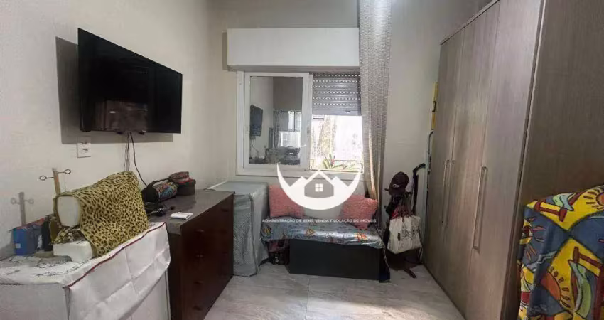 Venda – kitnet reformada na quadra da praia – boqueirão, santos/sp
