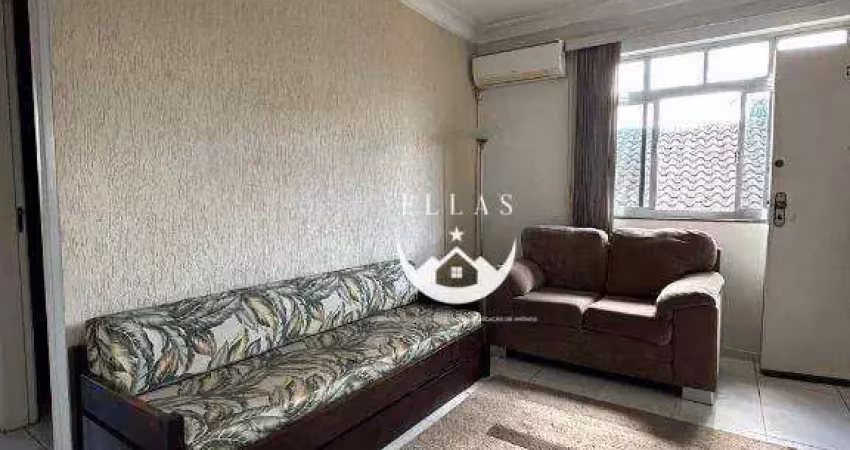Locação – apartamento mobiliado com 2 dormitórios – estuário/embaré, santos/sp