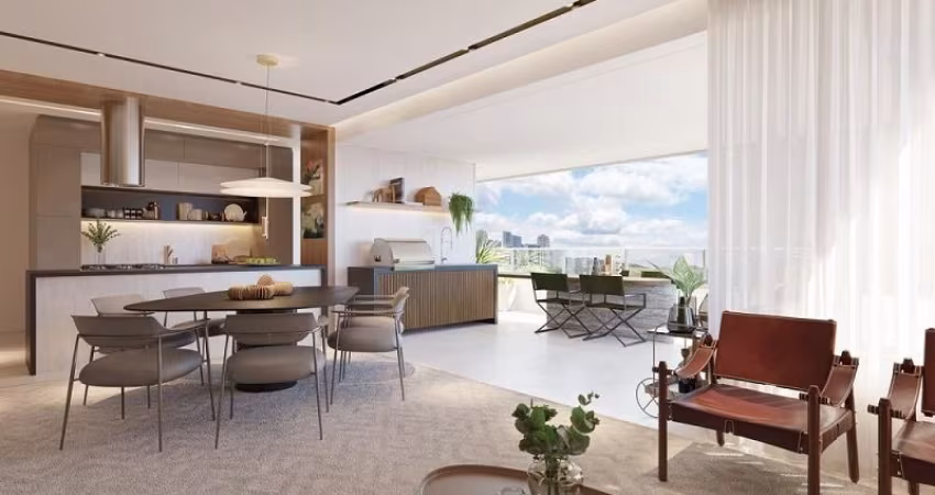 Apartamento de luxo 04 quartos em construção a venda, 188 m2, 02 suítes 3 VGS.