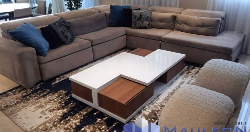 Suntuoso apto, finamente decorado e mobiliado. Excelente localização !!!