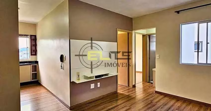 Apartamento de 2 dormitórios semi-mobiliado em fundos/biguaçu.