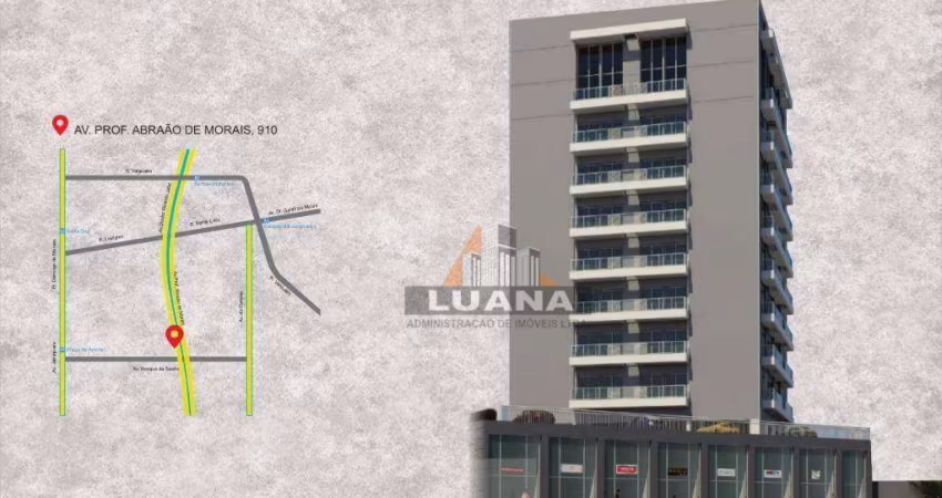 Lojas Novas com 55 e 63 m2 na Esquina da Av.Abrão de Moraes x Bosque da Saude