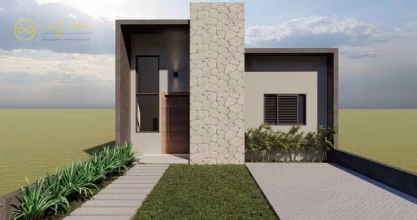Casa de condomínio com 3 dormitórios, sendo 1 suíte  à venda, 115 m² por R$ 590.000 - Condomínio Santinon - Caguaçu, Sorocaba/SP