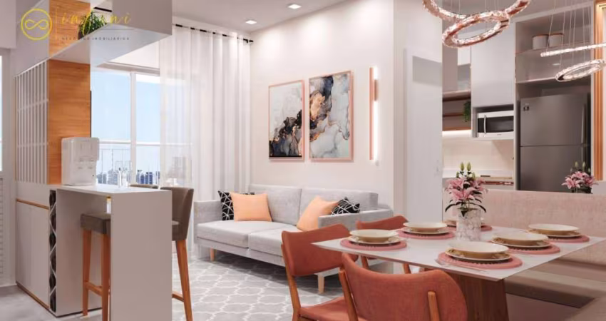 Apartamento com 2 quartos, sendo 1 suíte  à venda, 55 m² por R$ 402.000- Condomínio Reserva Carvalho Residencial - Centro - Sorocaba/SP