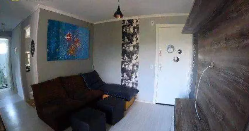 Apartamento mobiliado com 2 dormitórios à venda, 50 m² por r$ 215.000 - condomínio veredas dos bandeirantes - votorantim/sp