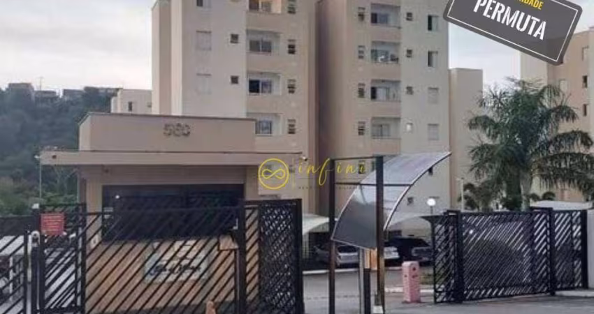 Apartamento Mobiliado com 2 Quartos, 50 m² -  aluguel por R$ 1.700/mês ou venda por R$ 260.000 - Condomínio Ilha de Málaga - Votorantim/SP