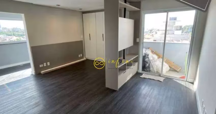 Apartamento studio semi- mobiliado  com 1 quarto à venda, 58 m² por r$ 450.000 - condomínio edifício red - jardim américa - sorocaba/sp