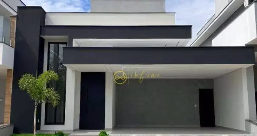 Casa nova de condomínio com 3 quartos, sendo 2 suítes à venda, 170 m² por R$ 1.330.000 - Residencial Ibiti Reserva - Sorocaba/SP