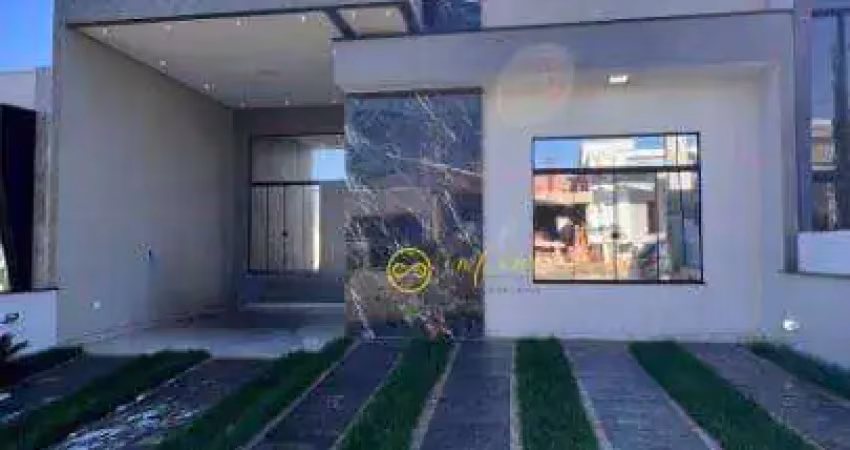 Casa nova de condomínio com 3 quartos, sendo 1 suíte à venda, 108 m² por r$ 650.000 - condomínio residencial villaggio ipanema i - sorocaba/sp