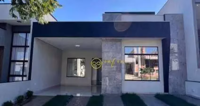 Casa Nova de Condomínio com 3 quartos. sendo 1 Suíte à venda, 108 m² por R$ 650.000 - Condomínio Residencial Villaggio Ipanema I - Sorocaba/SP