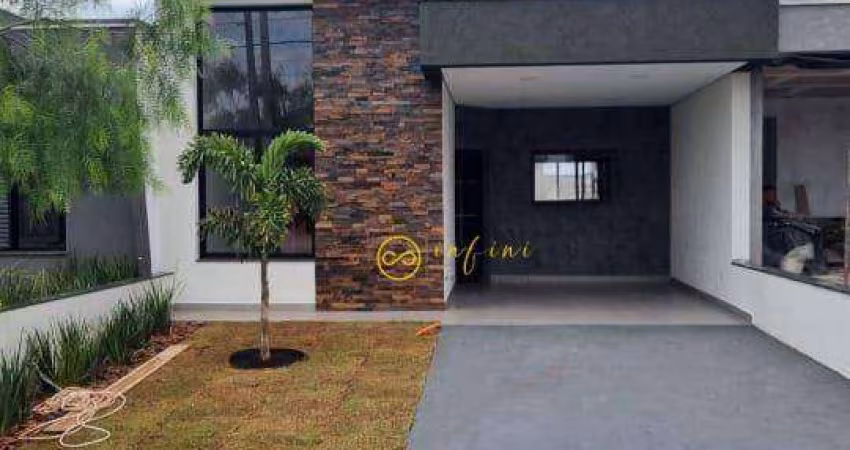 Casa Nova de Condomínio com 3 Quartos, sendo 1 Suíte à venda, 102 m² por R$ 636.000 - Jardim Residencial Villaggio Ipanema I - Sorocaba/SP