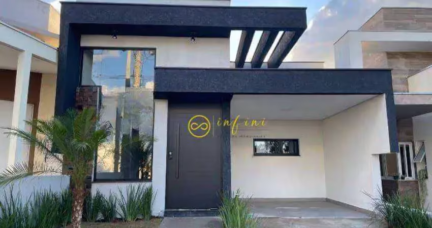 Casa nova de condomínio com 3 quartos, sendo 1 suíte  à venda, 100 m² por r$ 645.000 - jardim novo horizonte - sorocaba/sp
