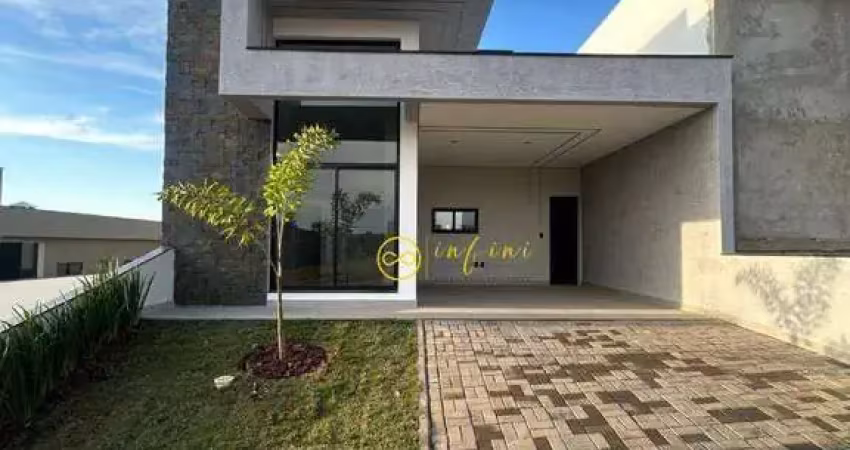 Casa nova de condomínio com 3 quartos, todos suítes à venda, 145 m² por r$ 900.000 - condomínio reserva ipanema - jardim novo horizonte - sorocaba/sp