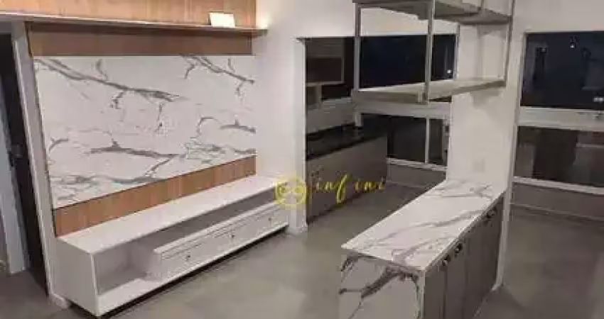 Apartamento com 2 quartos, sendo 1 suíte para alugar, 63 m² por r$ 3.700/mês - condomínio domus - jardim santa rosália - sorocaba/sp