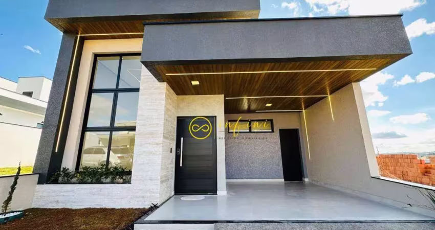 Casa de condom[ínio com 3 quartos, sendo 1 suíte  à venda, 140 m² por r$ 955.000 - condomínio reserva ipanema - sorocaba/sp