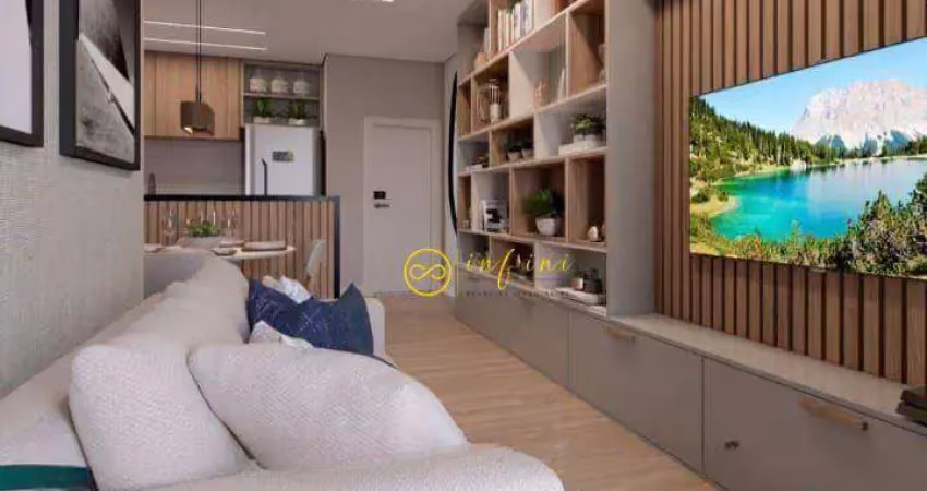 Apartamento lançamento com 2 quartos, sendo 1 suíte à venda, 73 m² por r$ 576.820 - condomínio residencial essencia campolim - sorocaba/sp