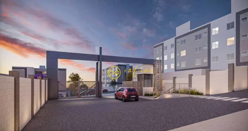 Apartamento lançamento com 2 quartos à venda, 40 m² por r$ 242.900 - condomínio residencial campos dourados - sorocaba/sp