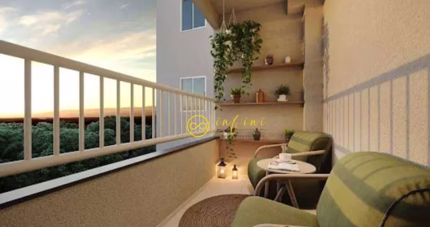 Apartamento lançamento com 2 quartos à venda, 44 m² por r$ 262.990 - condomínio residencial campos dourados - sorocaba/sp