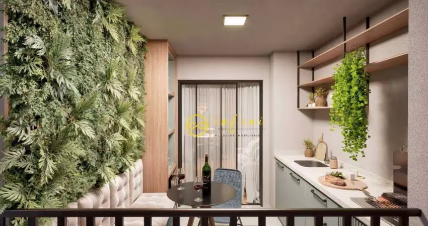 Apartamento lançamento com 2 quartos, sendo 1 suíte à venda, 57 m² por r$ 465.500 - condomínio residencial rizz campolim - sorocaba/sp