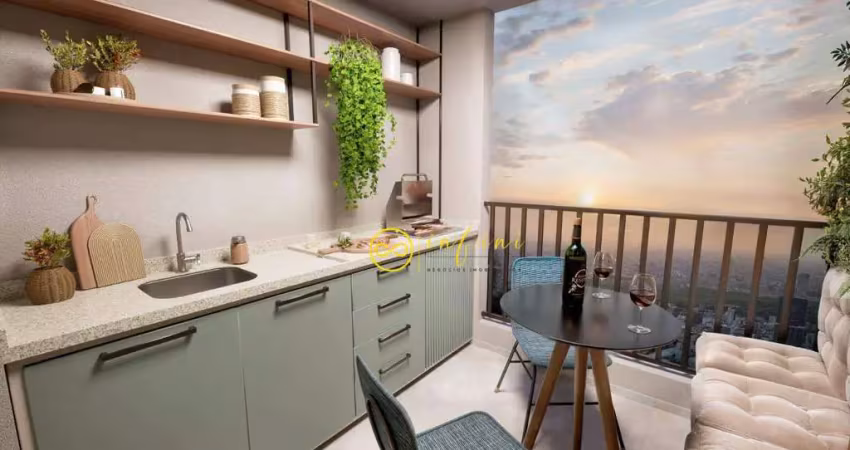 Apartamento lançamento com 2 quartos, sendo 1 suíte à venda, 58 m² por r$ 444.600 - condomínio residencial rizz  campolim - sorocaba/sp