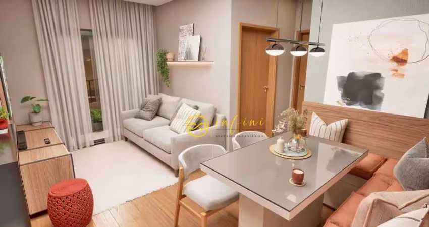 Apartamento garden lançamento com 2 quartos, sendo 1 suíte à venda, 74 m² por r$ 523.400 - condomínio residencial rizzcampolim - sorocaba/sp