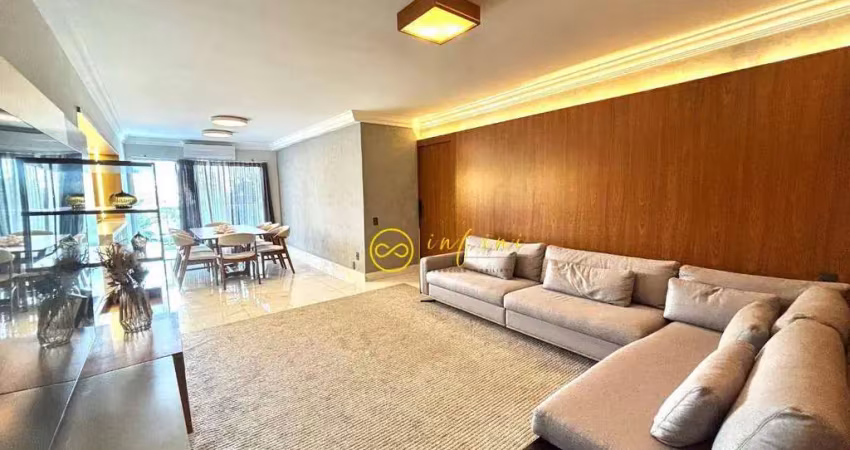 Apartamento semi- mobiliado com 4 quartos, sendo 2 suítes à venda, 135 m² por r$ 1.290.000 - condomínio residencial esplanada miro - sorocaba/sp
