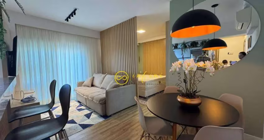 Apartamento studio mobiliado com 1 quarto para alugar por r$ 3.951/mês - condomínio residencial notting hill - sorocaba/sp