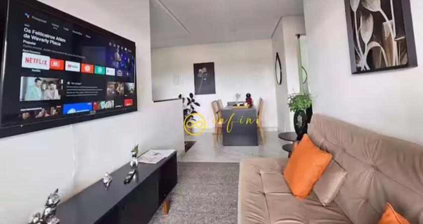 Apartamento studio mobiliado com 1 quarto à venda, 52 m² por r$ 380.000 - condomínio residencial red - sorocaba/sp