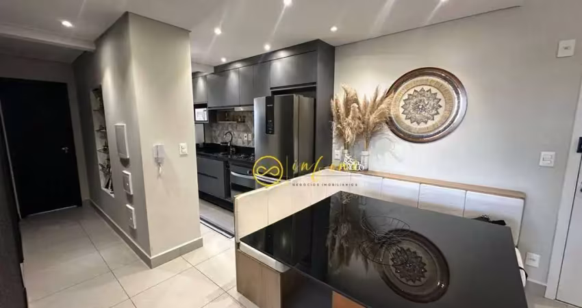 Apartamento mobiliado com 2 quartos, sendo 1 suíte à venda, 78 m² por r$ 920.000 - condomínio jk boa vista - sorocaba/sp