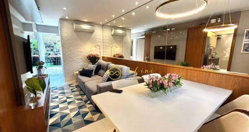Casa mobiliada de condomínio com 2 quartos, sendo 1 suíte à venda, 58 m² por r$ 650.000 - condomínio residencial lisboa - sorocaba/sp